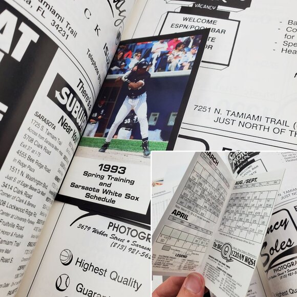 Chicago White Sox Vintage 1993 Spring Training Souvenir Program MLB Unread - Picture 7 of 11